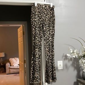 Flare Leopard Pants